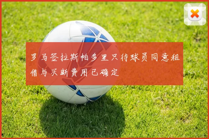 罗马签拉斯帕多里只待球员同意租借与买断费用已确定